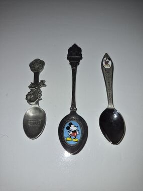 Vintage Disney Collectible Souvenir Spoons Lot